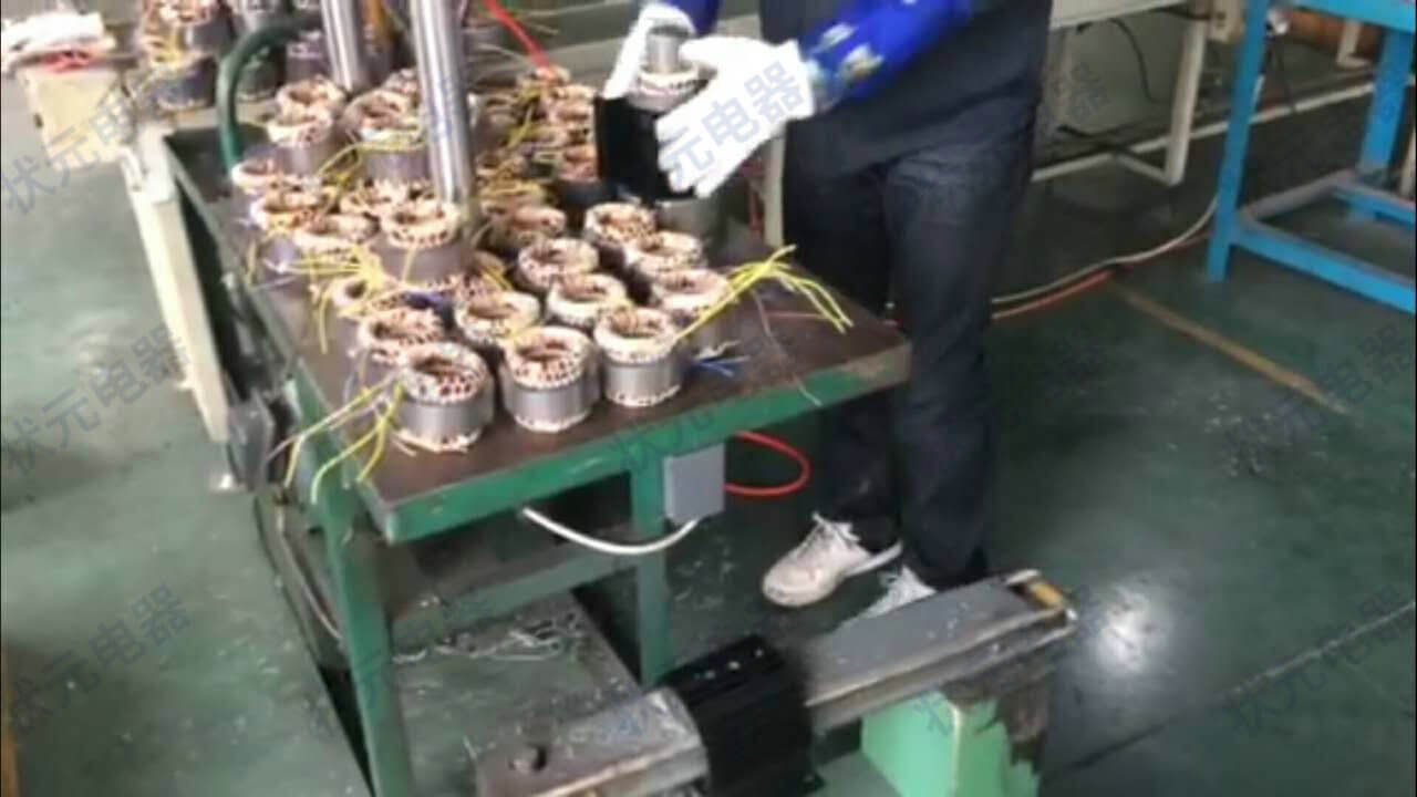 定子熱套 熱裝